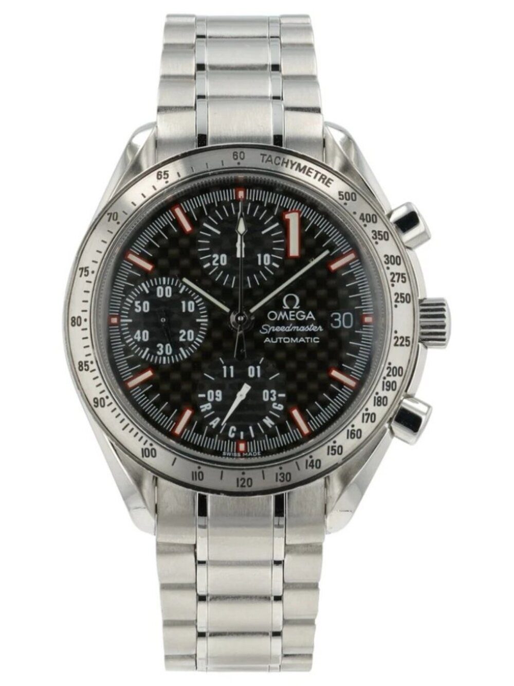 Omega Speedmaster Gray Carbon Dial Stainless Steel 39mm Automatic Men’s